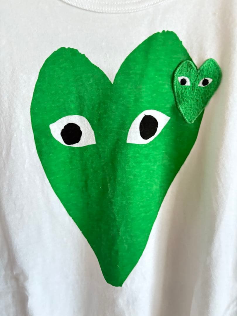 ら*ん様 COMME des GARÇONS PLAY Tシャツ グリーン
