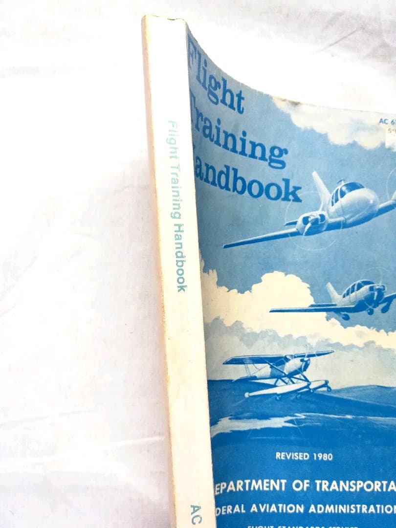 【ヴィンテージ】パイロットFlight Training book 1980s