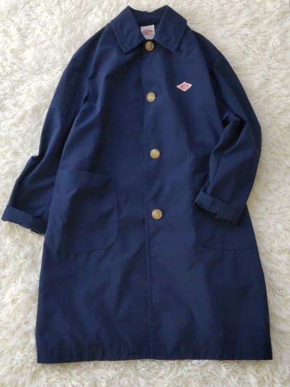 DANTONダントン⿻ナイロンタフタステンカラーコート日本製美品