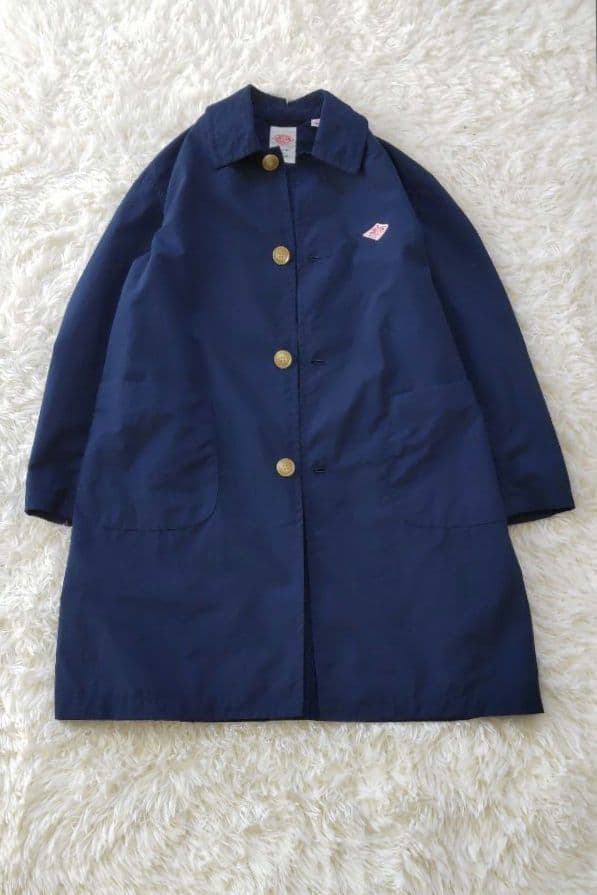 DANTONダントン⿻ナイロンタフタステンカラーコート日本製美品