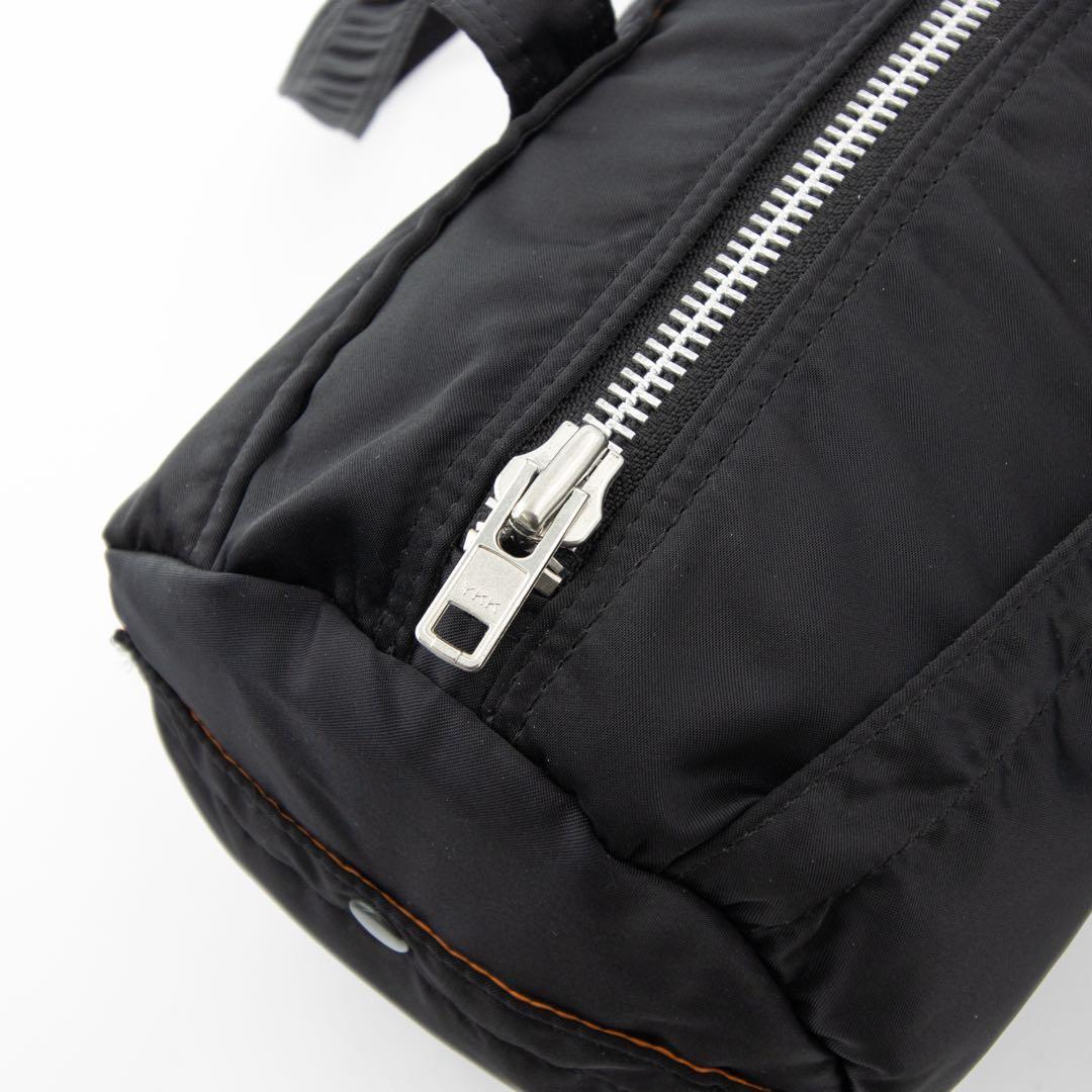 A117【美品】ポーター／タンカー　ミニボストンバッグ　ダッフル　ナイロン　黒