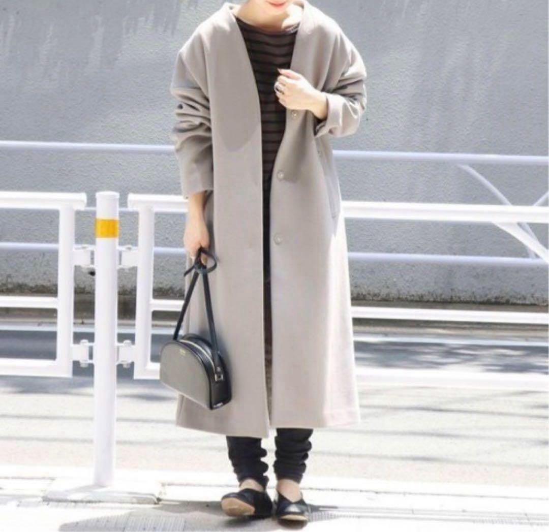 ☆美品☆ジャーナルスタンダード 定価38,500円 スーパー140Vネックコート