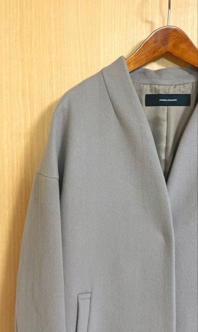 ☆美品☆ジャーナルスタンダード 定価38,500円 スーパー140Vネックコート