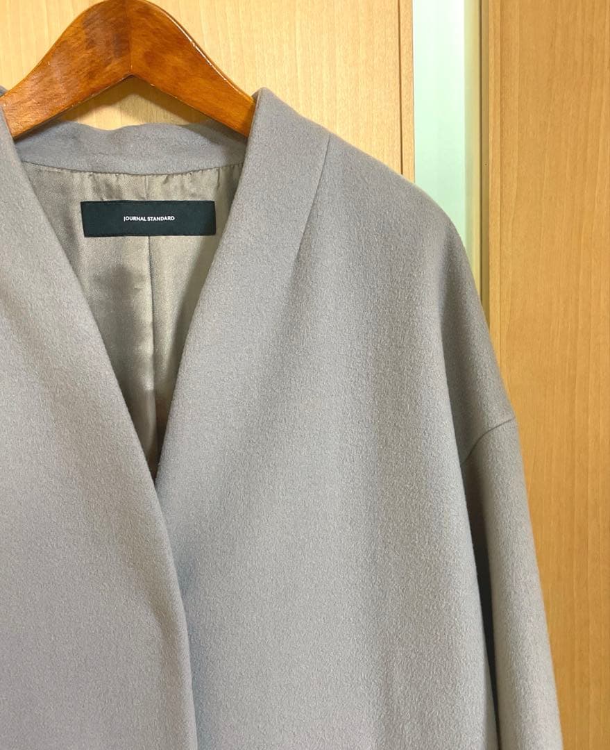 ☆美品☆ジャーナルスタンダード 定価38,500円 スーパー140Vネックコート