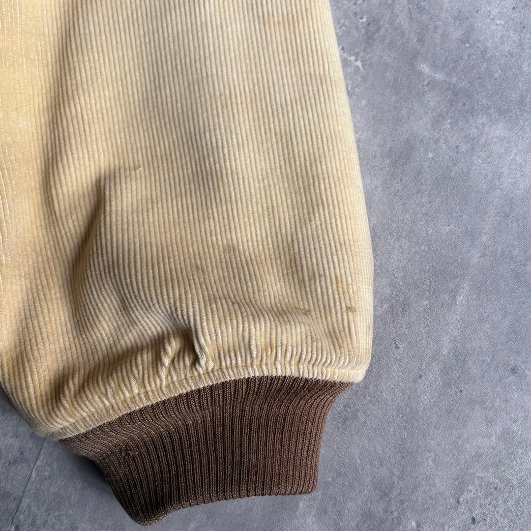 【00s vintage】スイングトップ　ブルゾン　フェード　裏地チェック　短丈