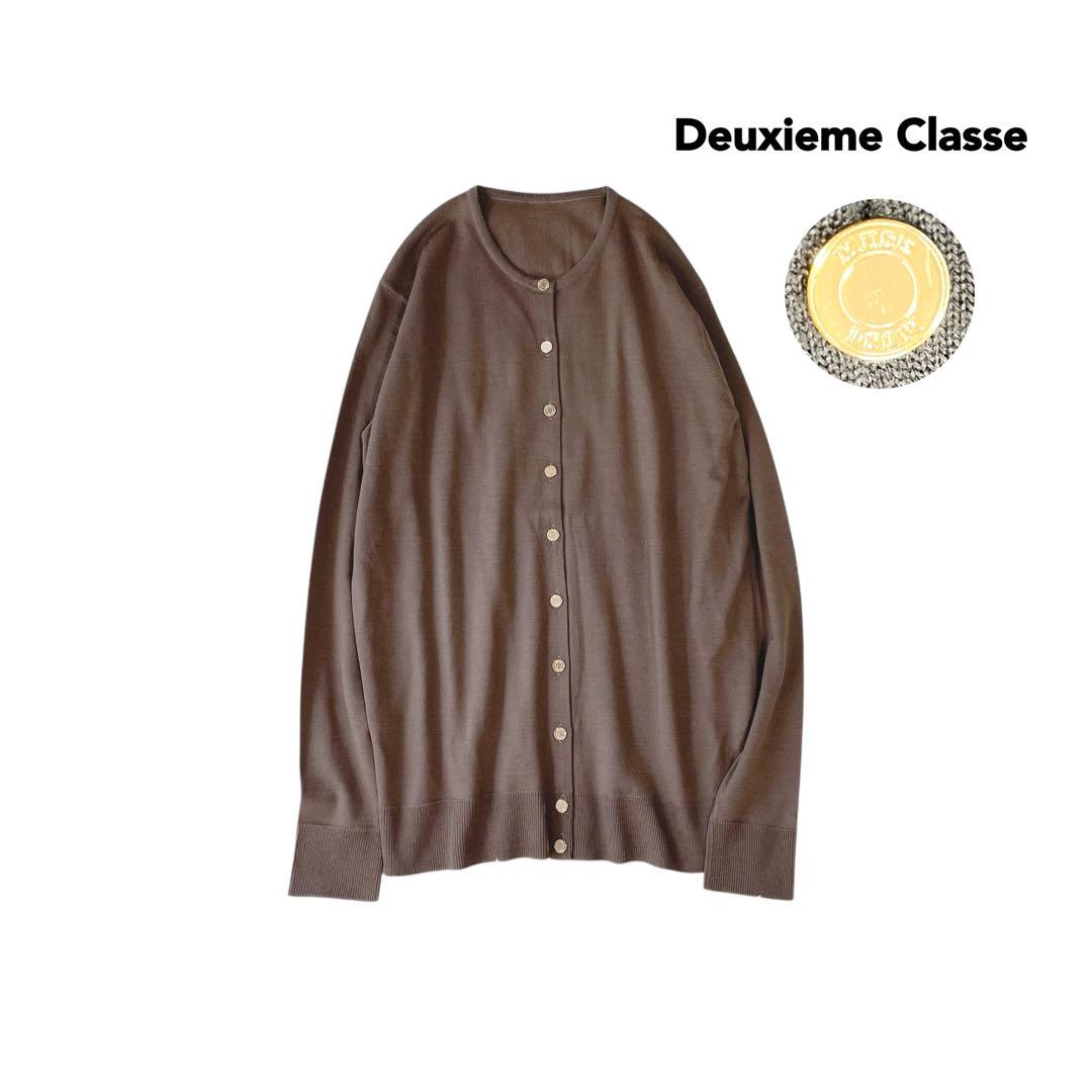 ほぼ未使用✨DeuxiemeClasse FF30カーディガン 金ボタン ウール