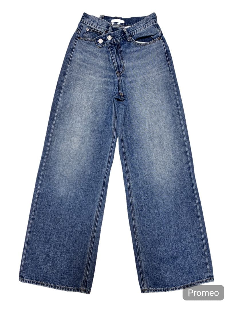 CROSS WAIST WIDE STRAIGHT （1　D/BLU）