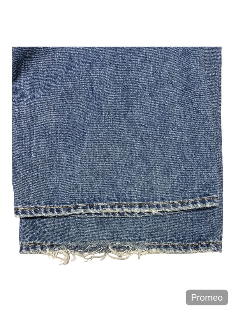 CROSS WAIST WIDE STRAIGHT （1　D/BLU）