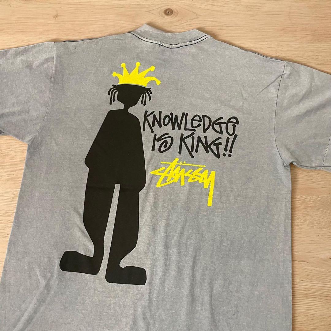 ステューシー RBRICK WORLD WIDE TOUR Tシャツ グレー