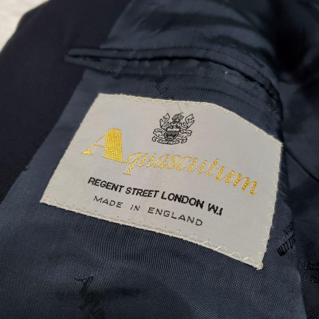 Aquascutum　テーラードジャケット　紺ブレ　ダブル　　やすすすす様