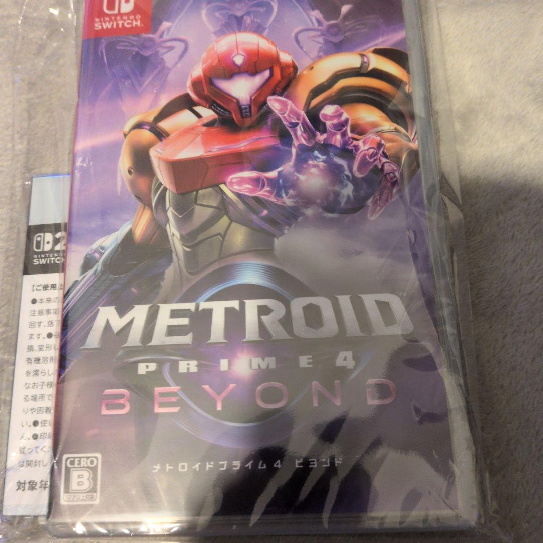 新作METROID PRIME 4 BEYOND Switch新品未使用特典付き
