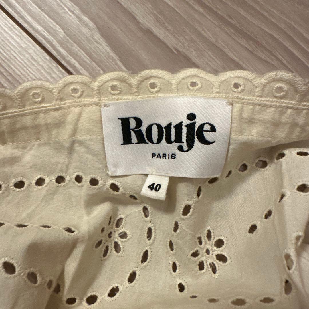 【新品タグ付き】Rouje ルージュ コットン刺繍トップス パリ購入
