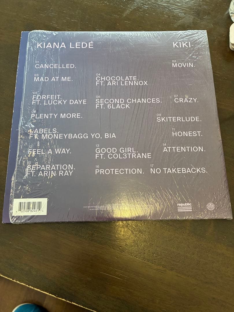洋楽 Kiana Lede KIKI LP R&B