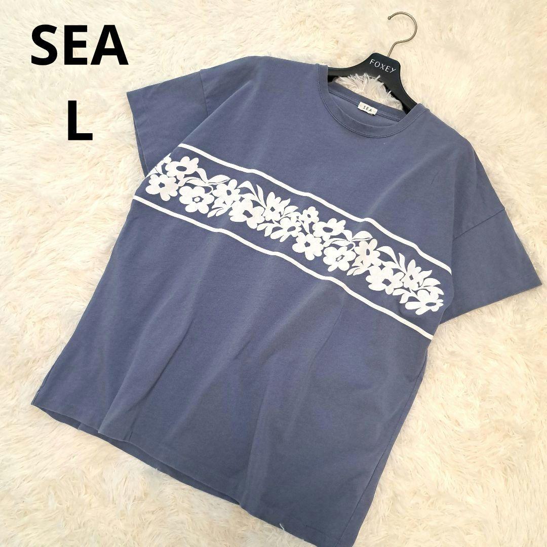 【定価1.8万】SEA 2024SS プルメリア グラフィックTシャツ 完売