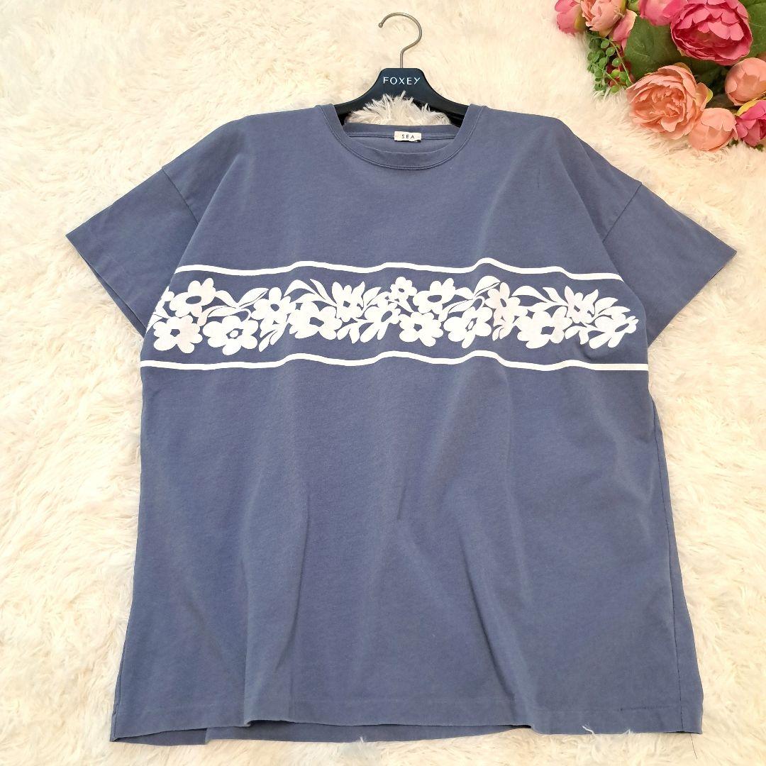 【定価1.8万】SEA 2024SS プルメリア グラフィックTシャツ 完売