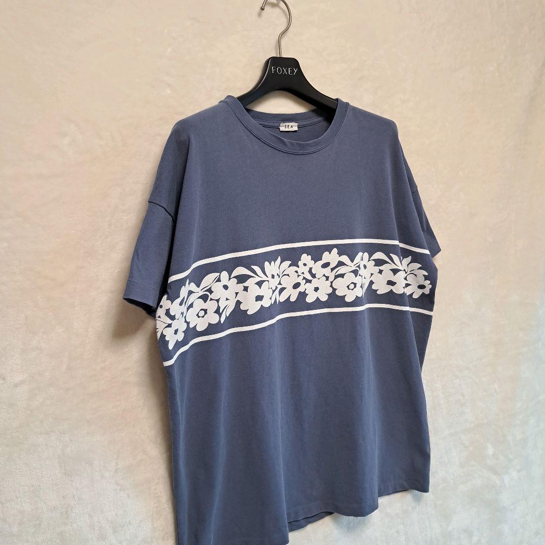 【定価1.8万】SEA 2024SS プルメリア グラフィックTシャツ 完売