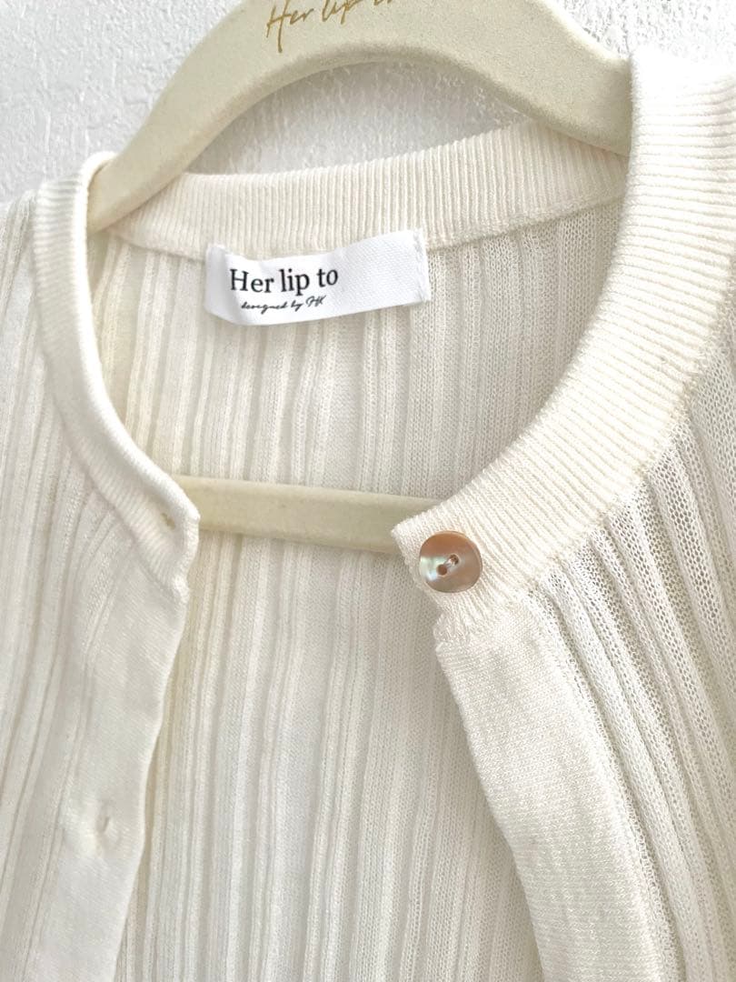 トップス Random Ribbed Knit Cardigan