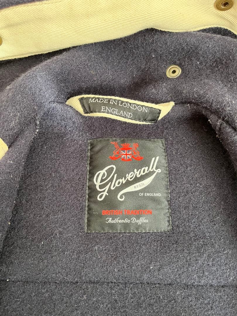 Gloverall グローバーオール　ダッフルコート　ネイビー　ミッドモンティ