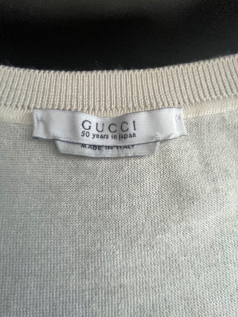 GUCCI フローラ 花柄 アンサンブル シルク ニット L