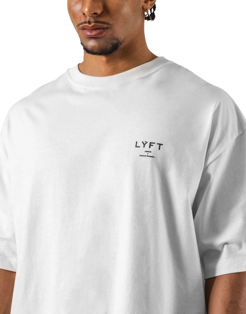LYFT/リフト バックリングビックTシャツ ホワイト
