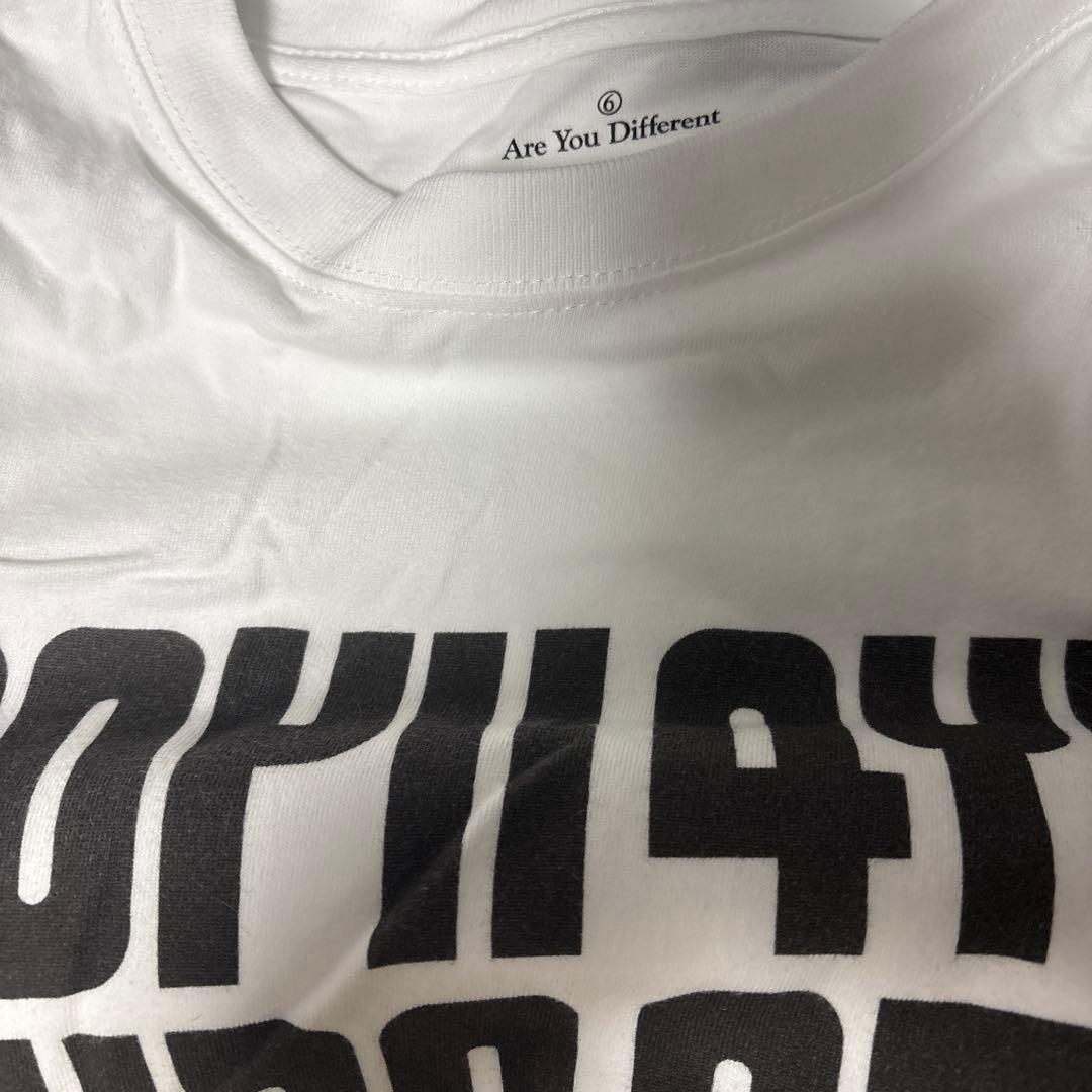 「別注」「Are You Different×6」ROKUAYD Tシャツ