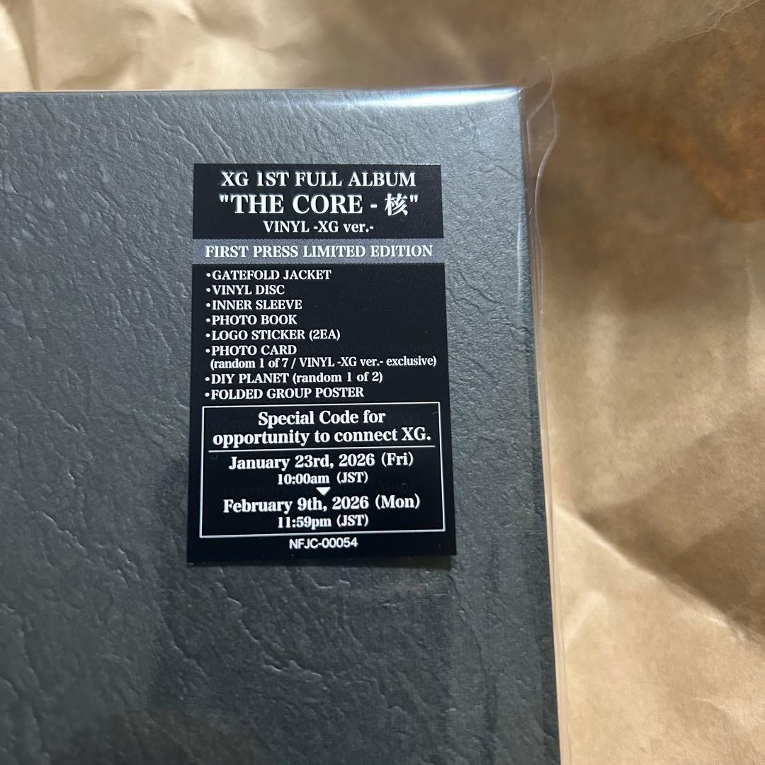 6 XG THE CORE 核 vinyl アナログ盤