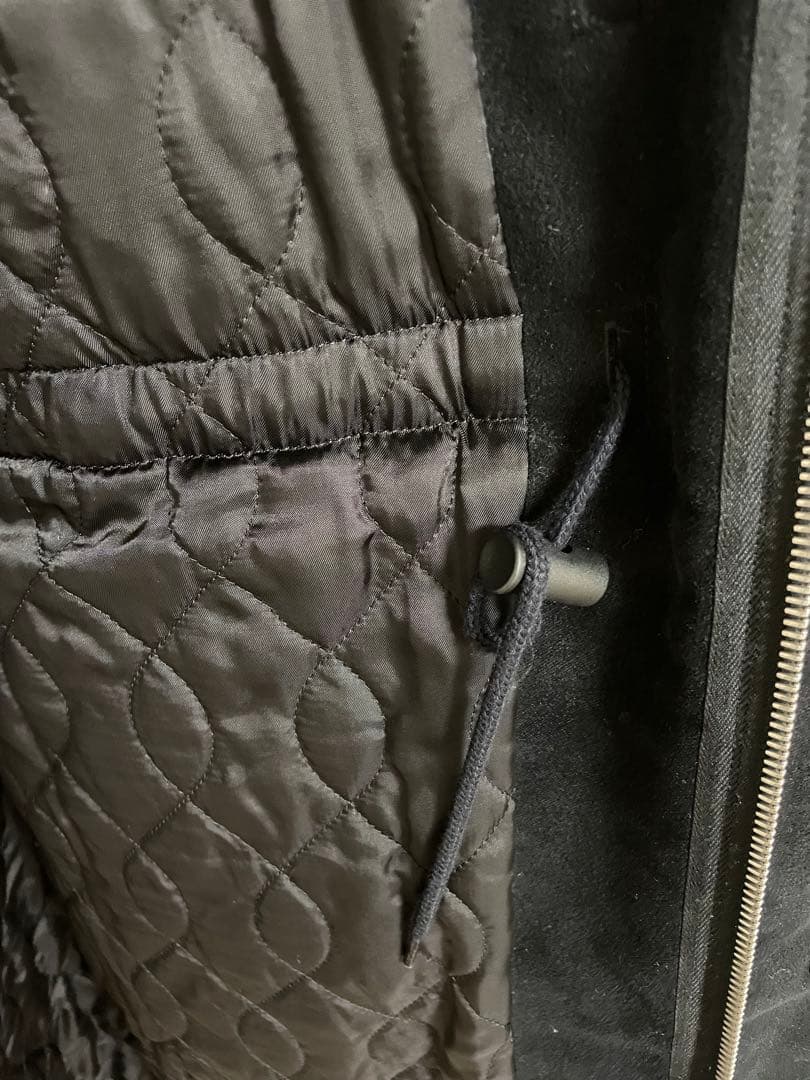美品A.P.C. モールスキン　モッズコート　ブラック　パーカー　ブルゾン