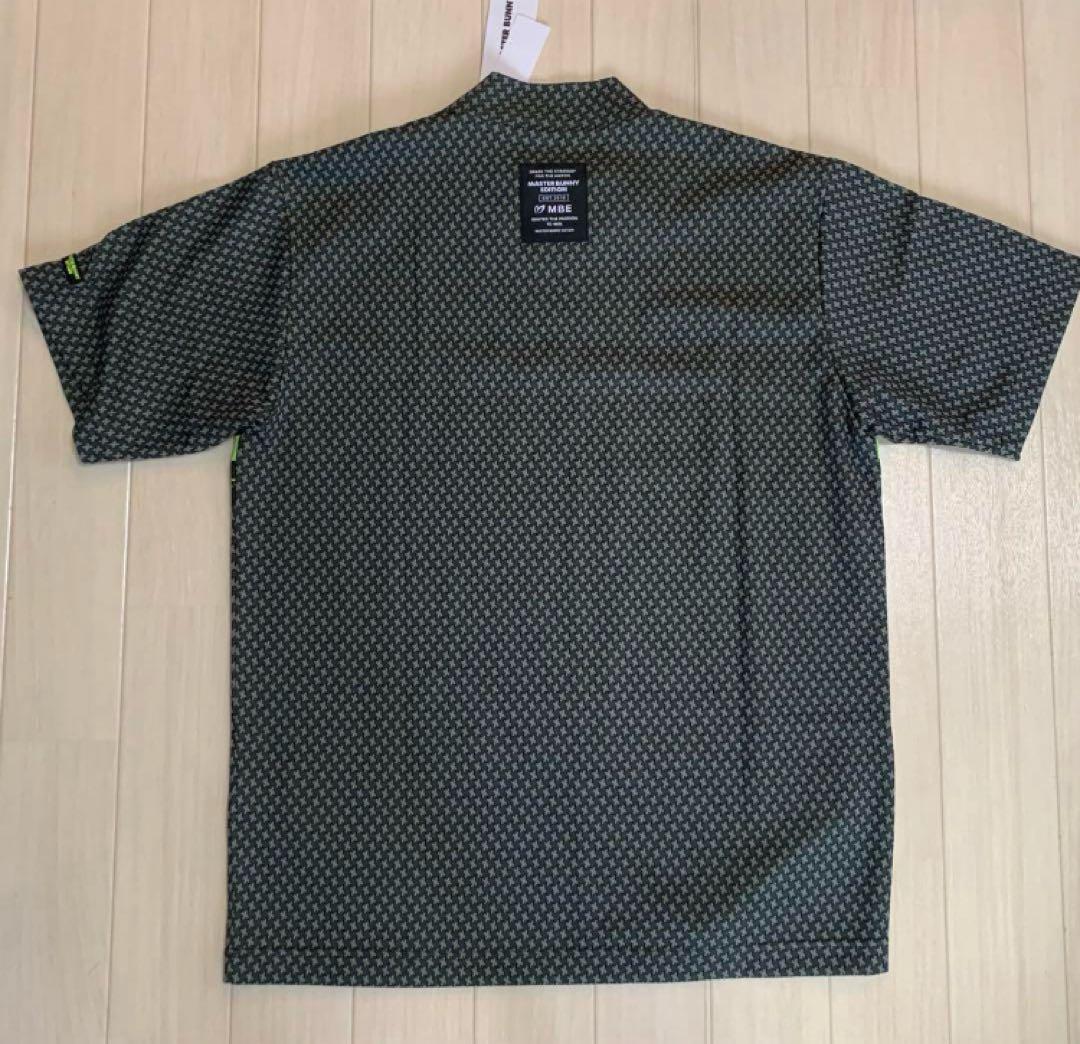 新品■18,700円【マスターバニー】5/L メンズ　半袖モックネック　シャツ