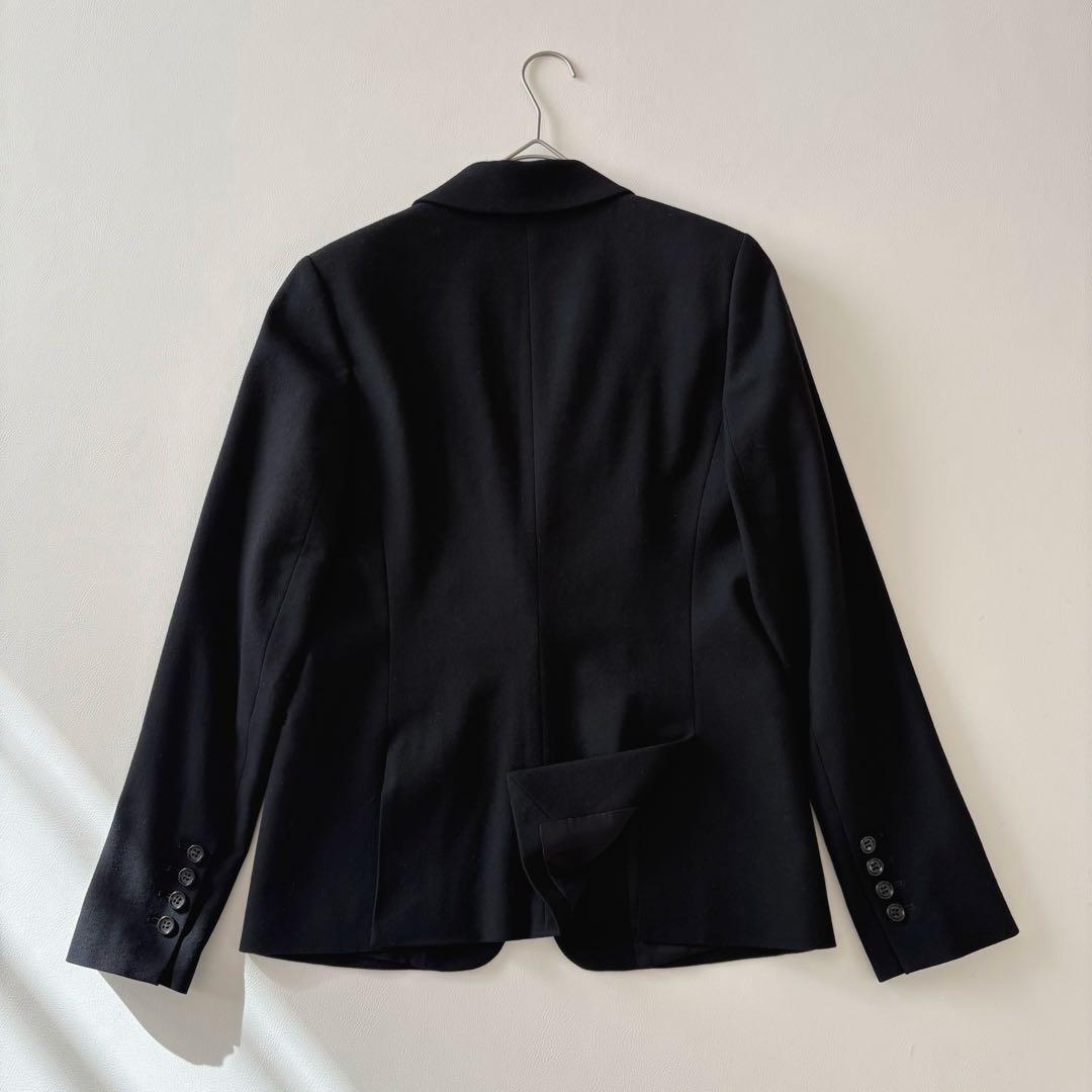 ■Theory luxeウールサキソニーテーラードジャケットブラック42