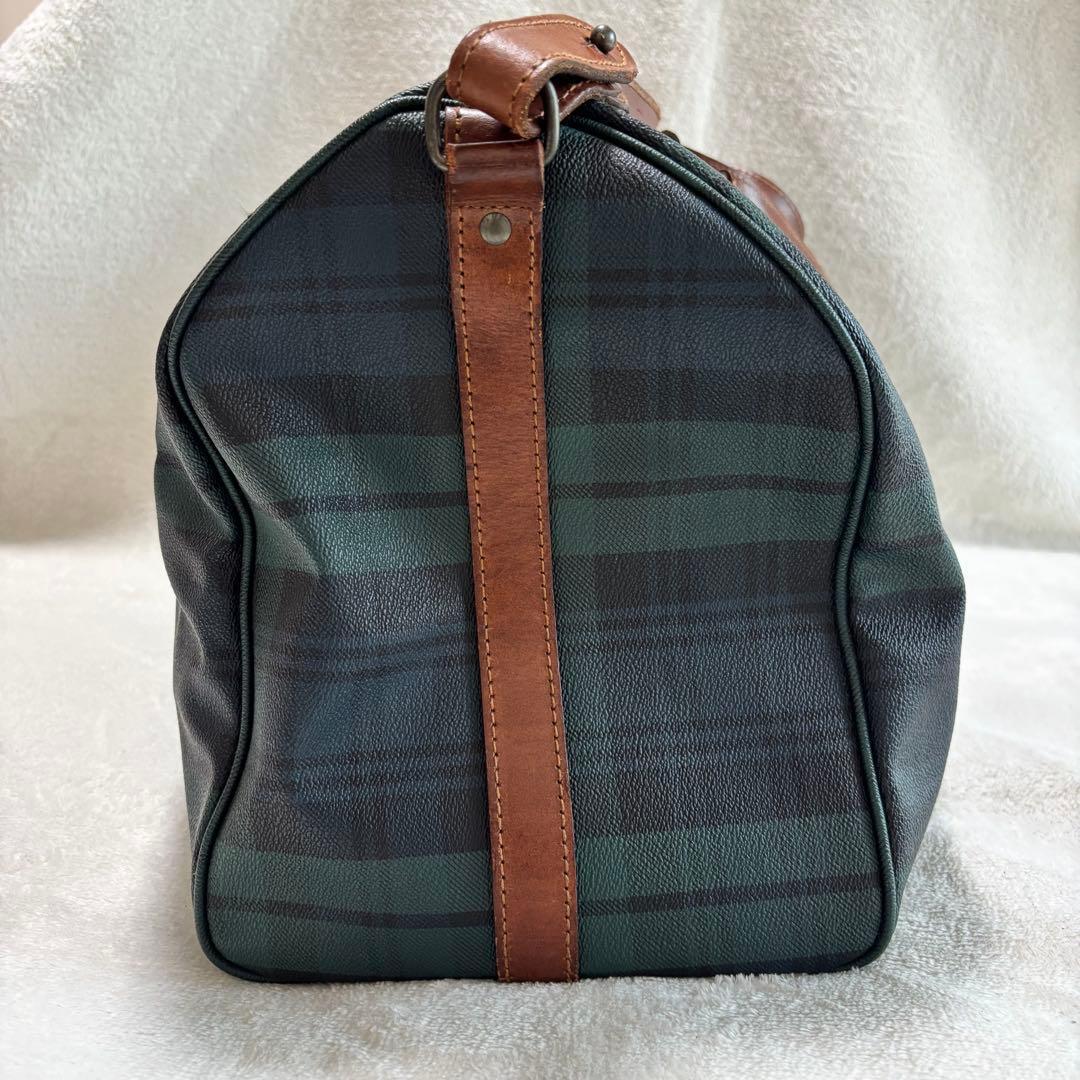 ✨️美品✨️ ポロラルフローレン ブラックウォッチ ボストンバッグ ２WAY 緑