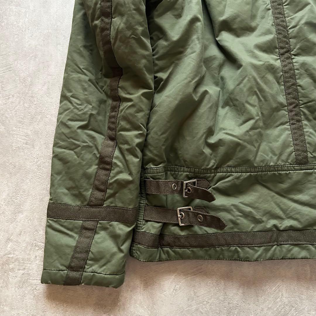 ジャケット・アウター diesel grunge fur military jacket khaki
