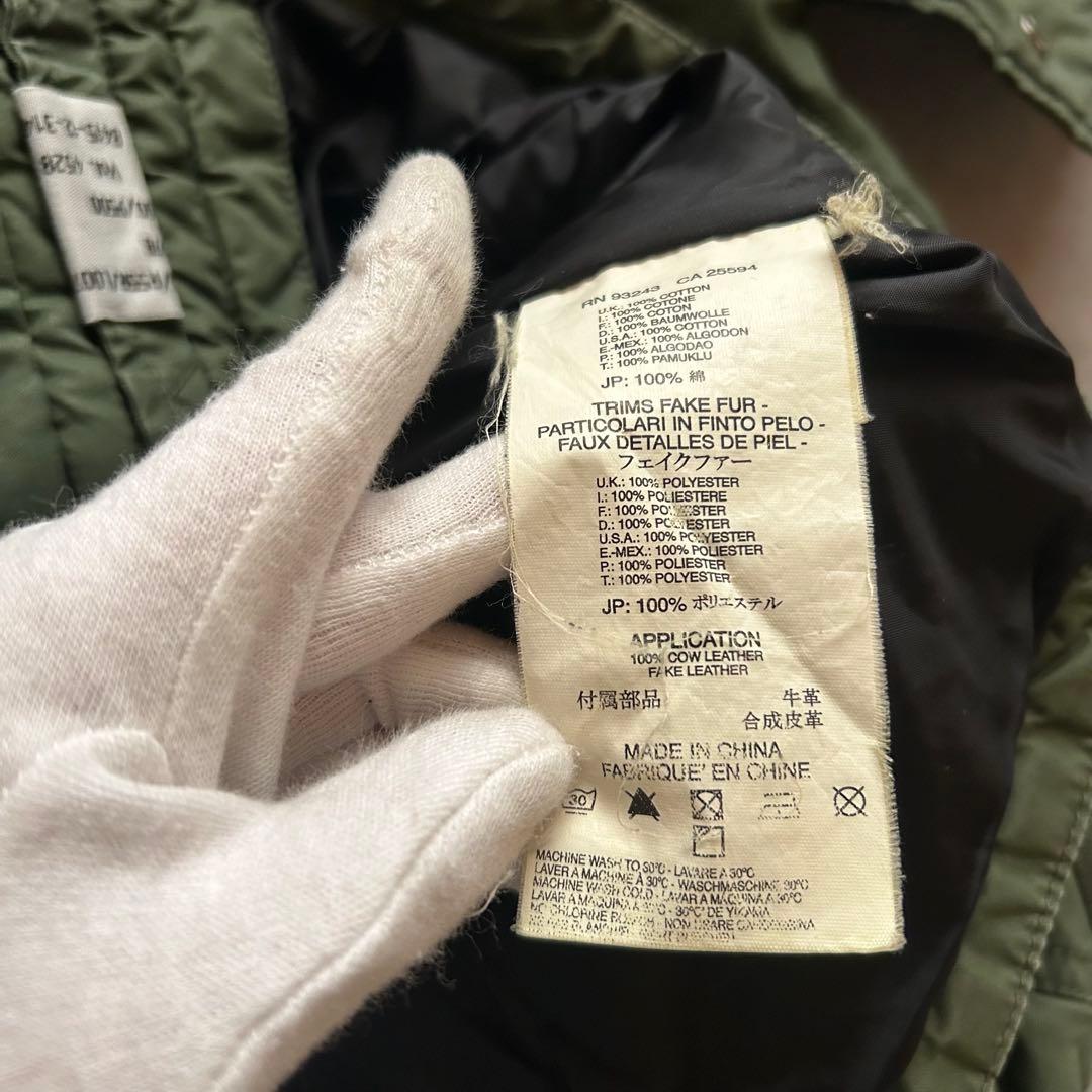 ジャケット・アウター diesel grunge fur military jacket khaki