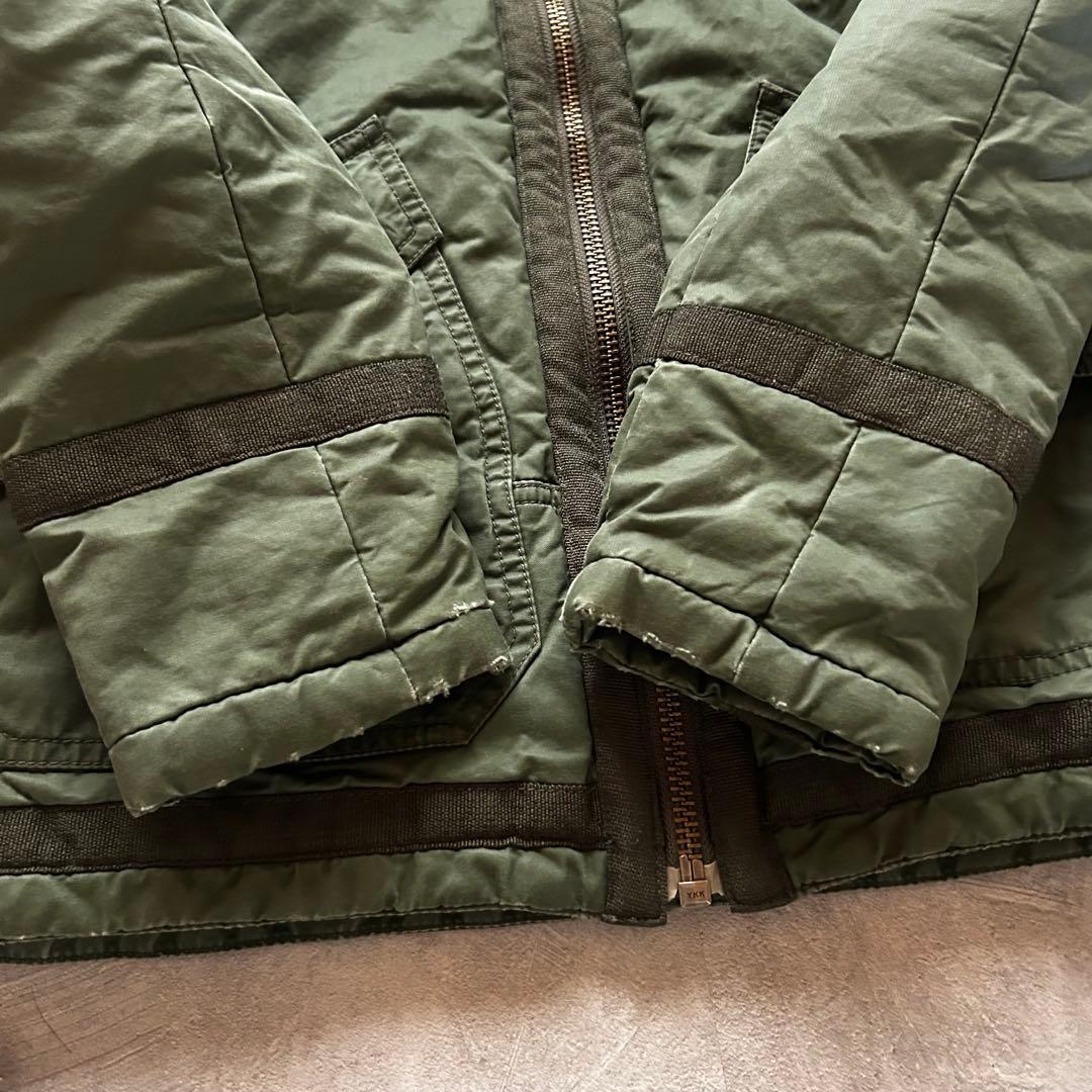 ジャケット・アウター diesel grunge fur military jacket khaki