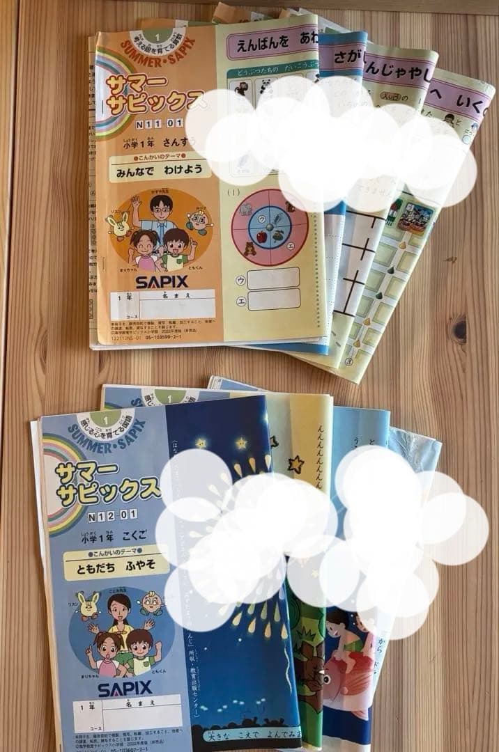 【希少】【消し済み】サピックス１年生　算数国語　デイリー　サマー　2022年