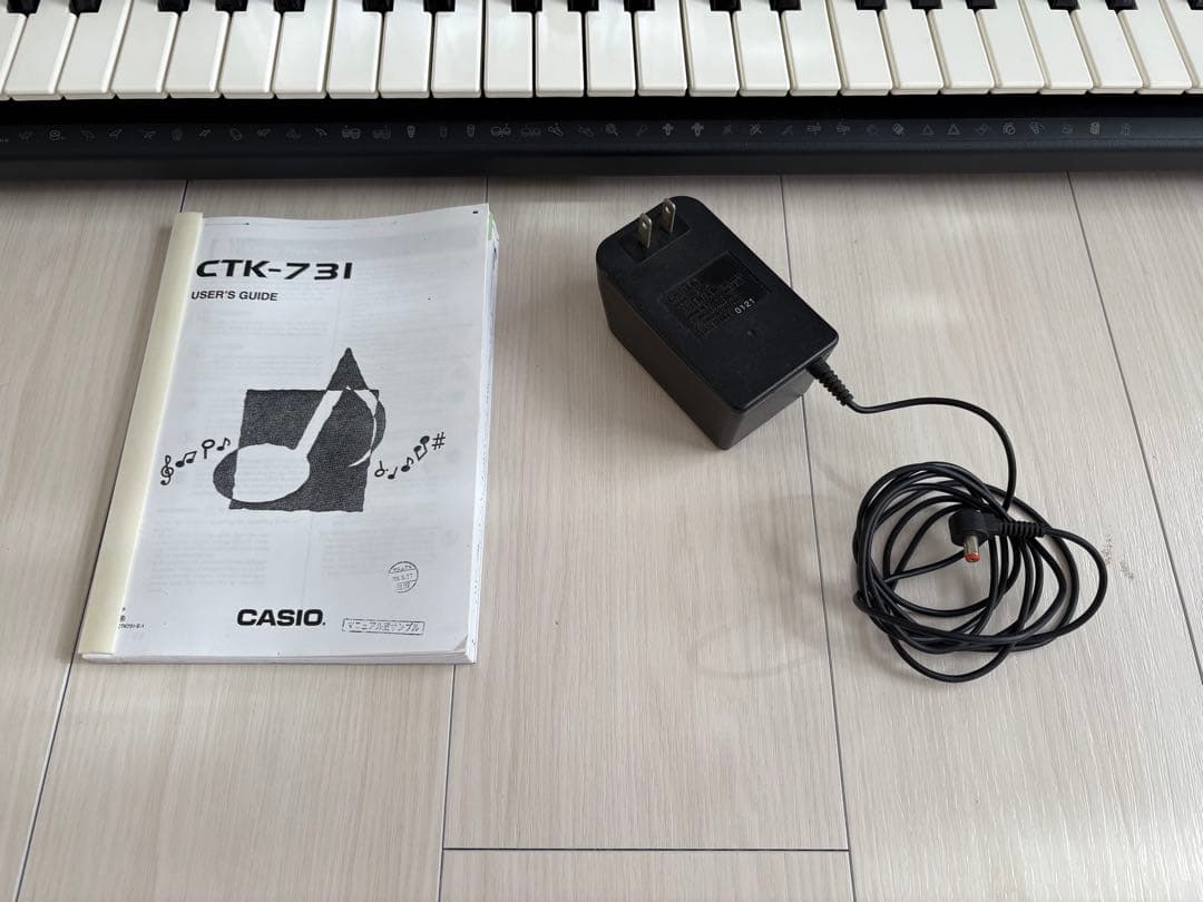 CASIO CTK-731 61鍵 電子キーボード 動作確認済 ACアダプター