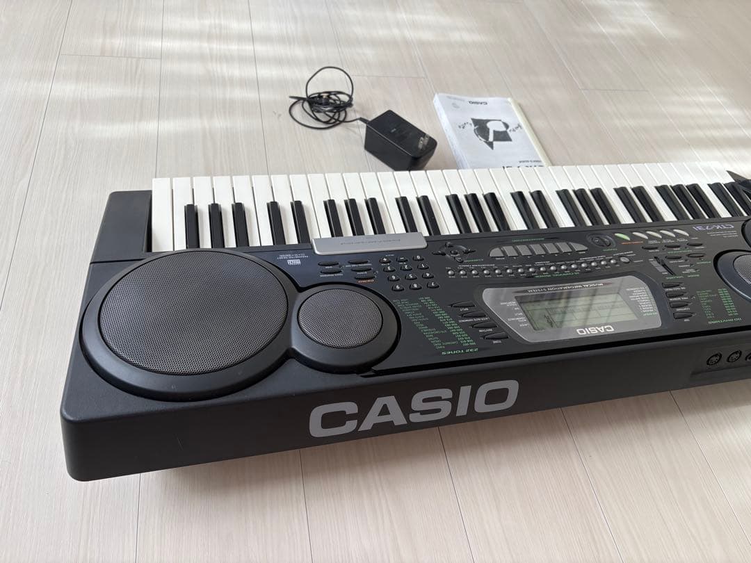 CASIO CTK-731 61鍵 電子キーボード 動作確認済 ACアダプター