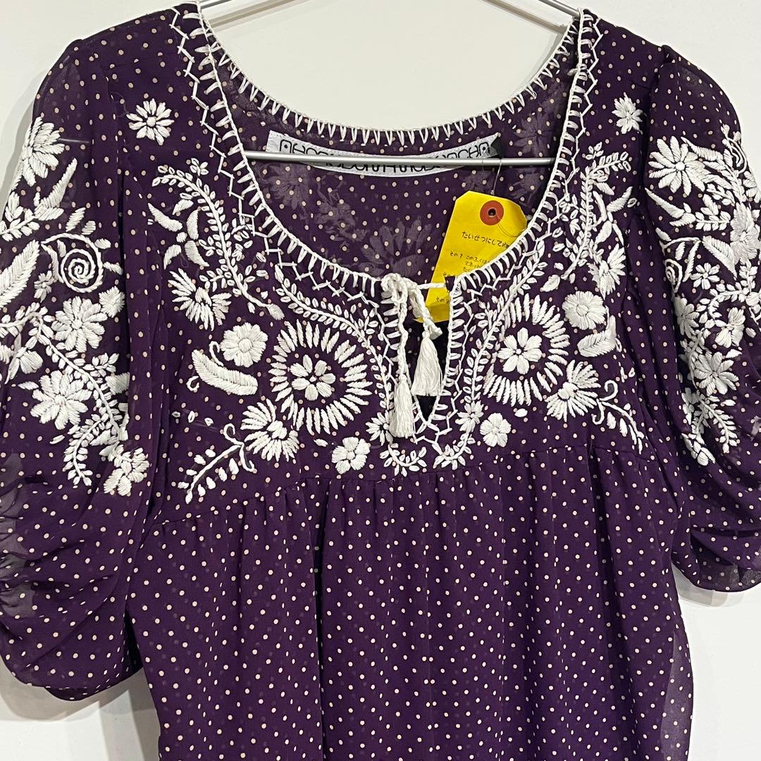 専用出品！未使用タグ付き　あちゃちゅむ刺繍ワンピースと切り替えワンピース