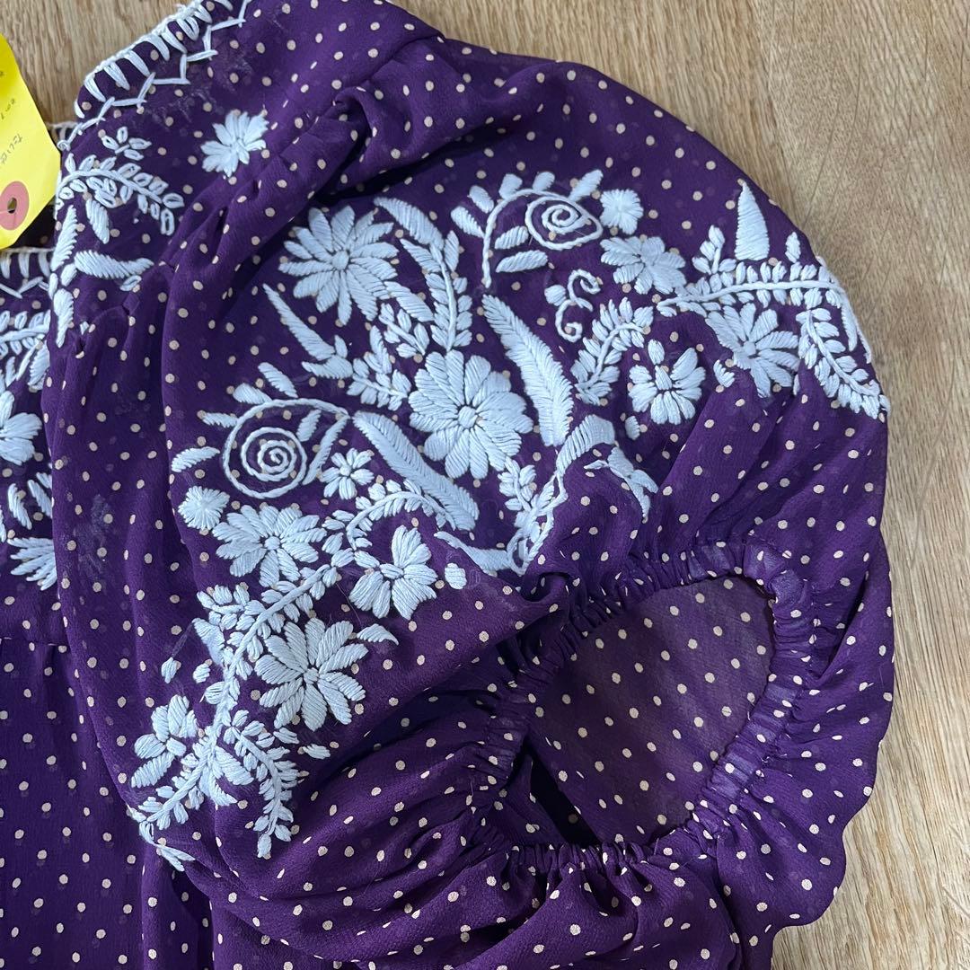 専用出品！未使用タグ付き　あちゃちゅむ刺繍ワンピースと切り替えワンピース
