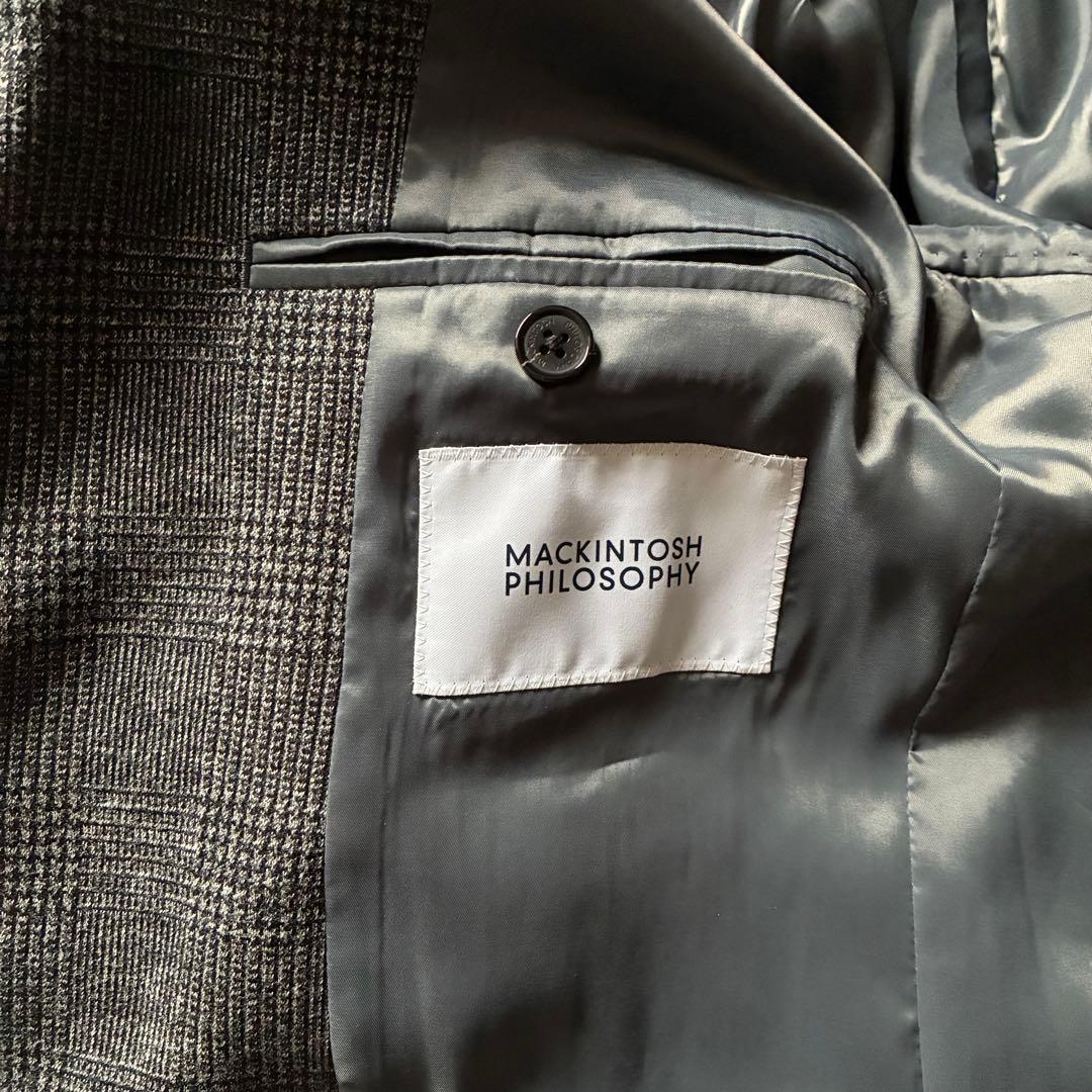 【美品】マッキントッシュ フィロソフィー 40R チェック ジャケット