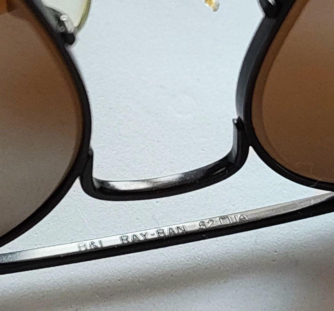 ビンテージ　B&L Ray-Ban アビエーター ハーフミラー