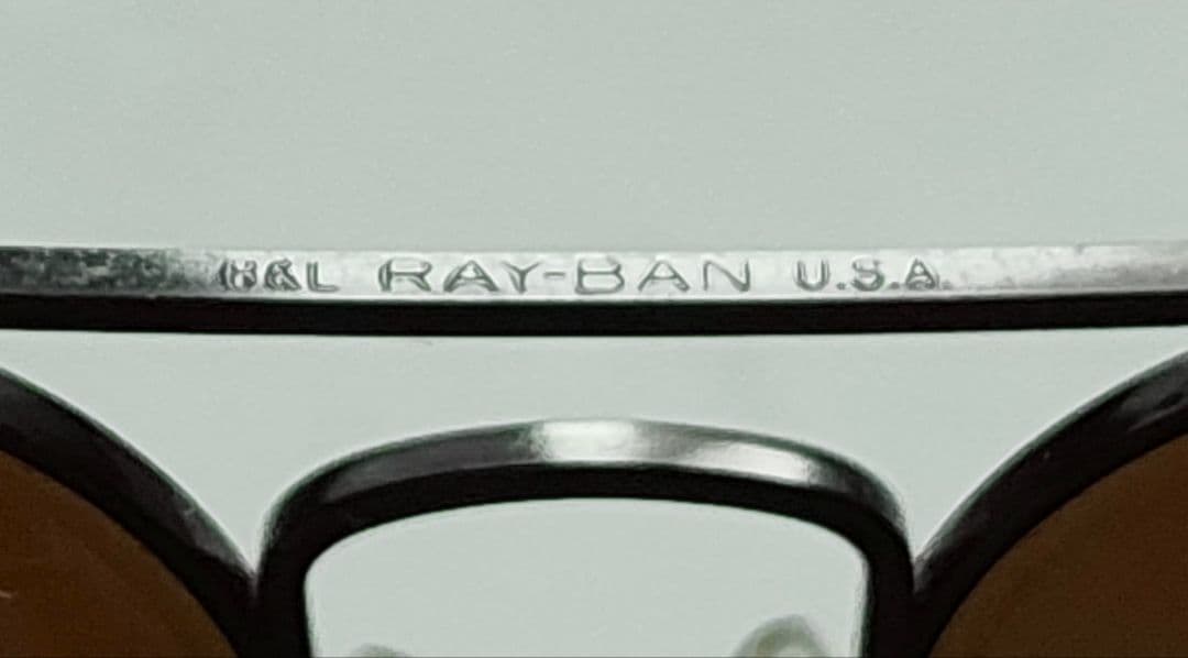 ビンテージ　B&L Ray-Ban アビエーター ハーフミラー
