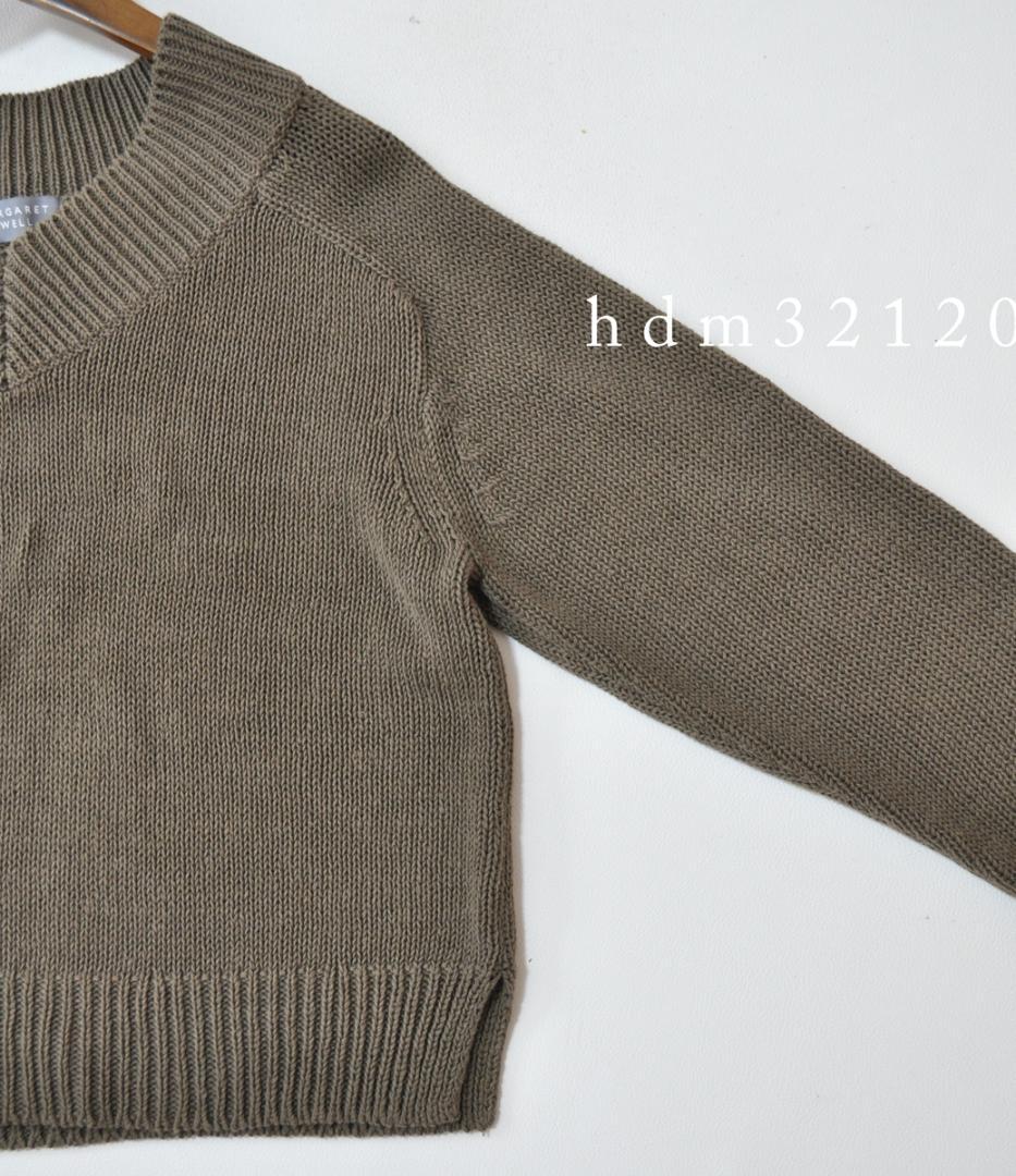25SS マーガレットハウエル CHUNKY COTTON LINEN ニット