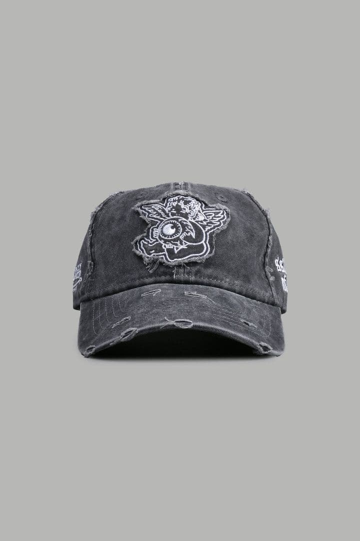 Von Dutch × darcsport コラボ　グレー ダメージキャップ