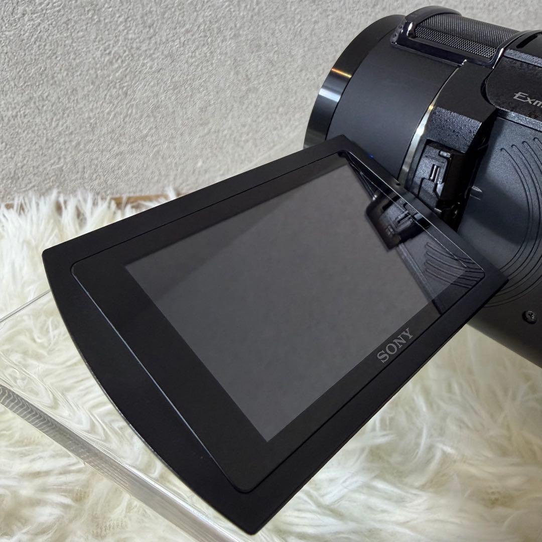 【極美品】SONY FDR-AX45 ビデオカメラ バッテリー2個 付属品多数