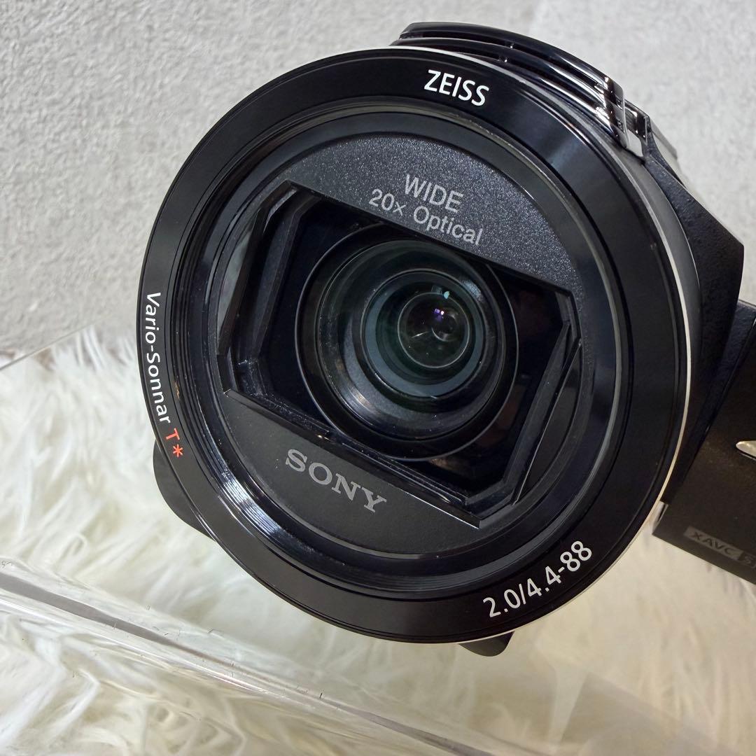 【極美品】SONY FDR-AX45 ビデオカメラ バッテリー2個 付属品多数