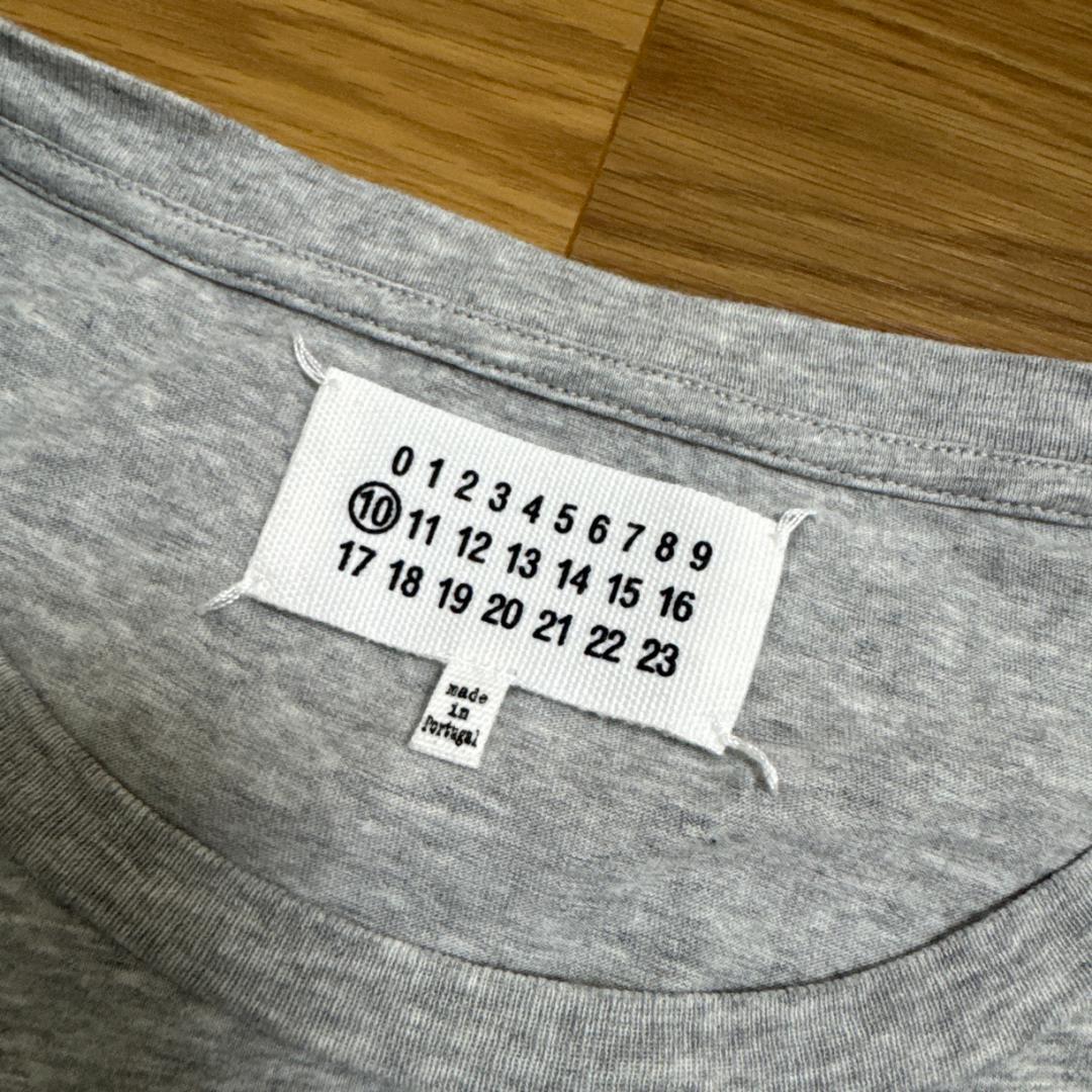 【ほぼ未使用】MAISON MARGIELA グレーTシャツ 50サイズ