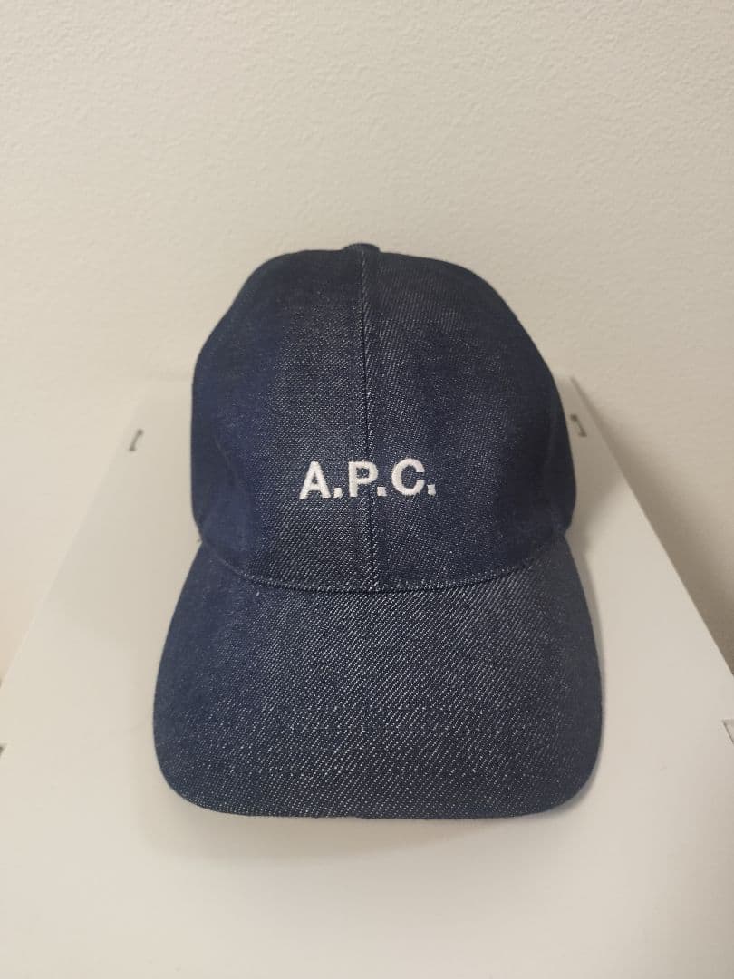 A.P.C. デニム ベースボールキャップ