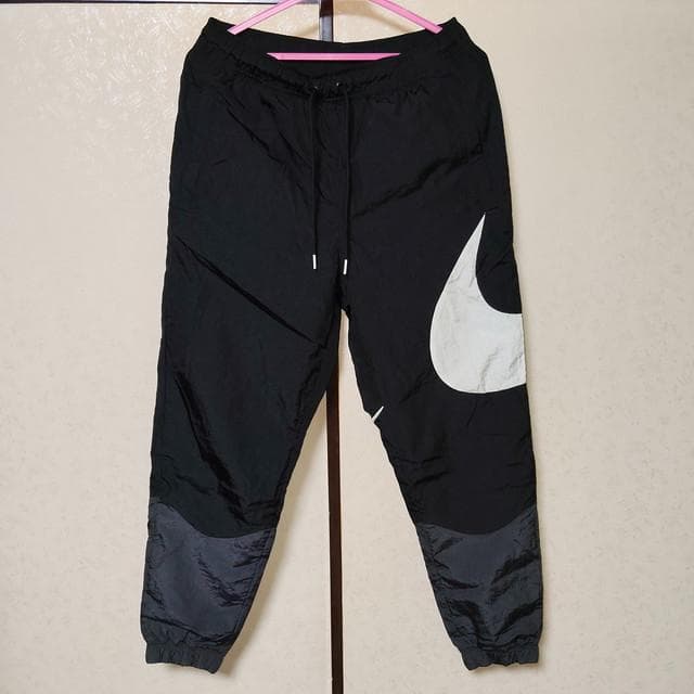 NIKE ナイキ ナイロンパンツ ウーブンパンツ シャカシャカ 黒 Mサイズ