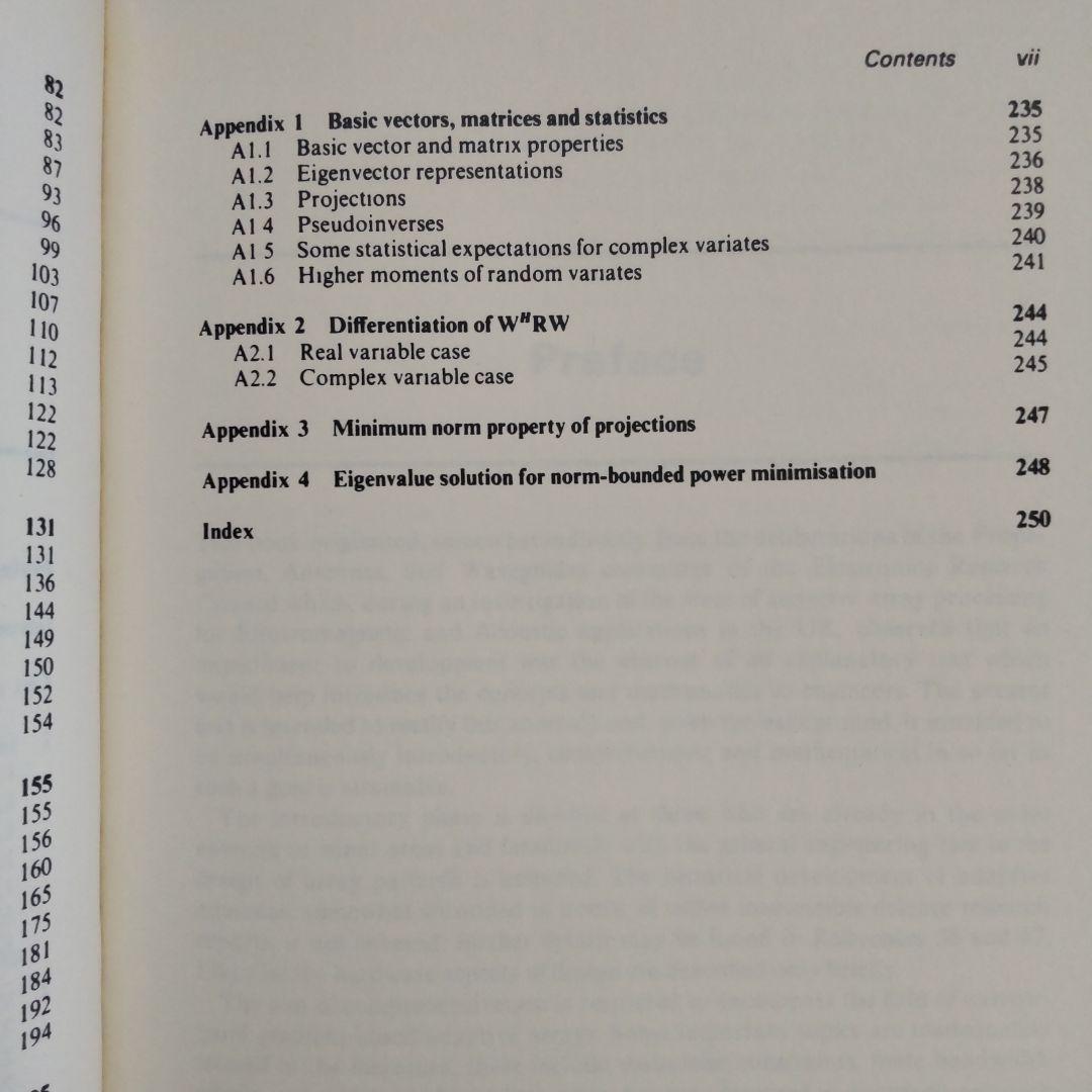 洋書 Adaptive Array Principles Hudson