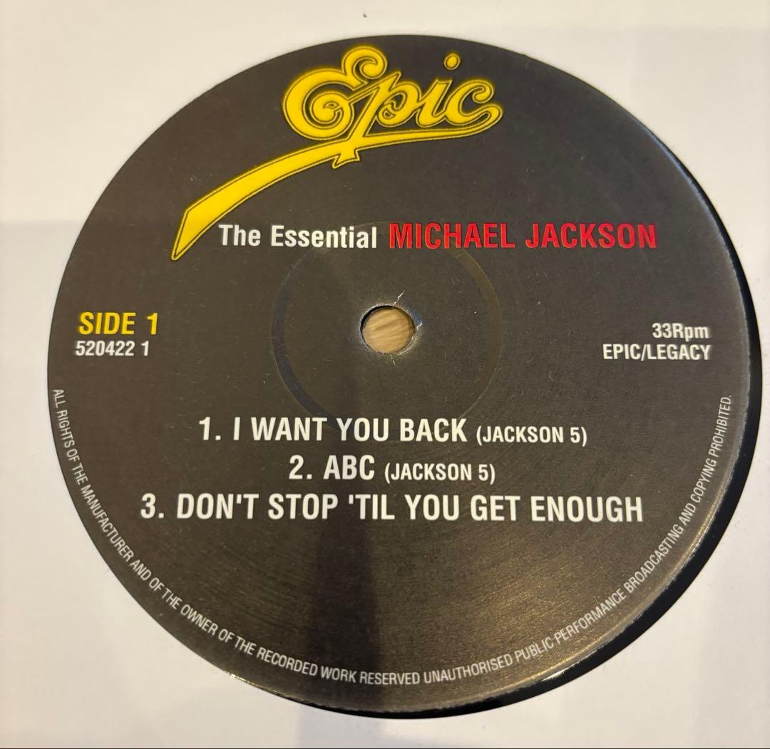 美品 The Essential Michael Jackson 2LPレコード